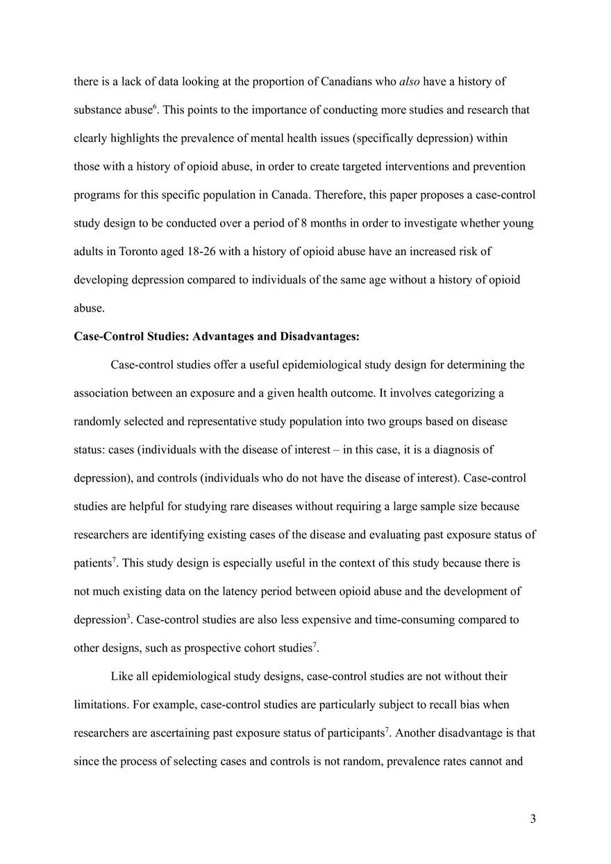 The Association Between Opioid Abuse and Depression in Young Adults - Page 3