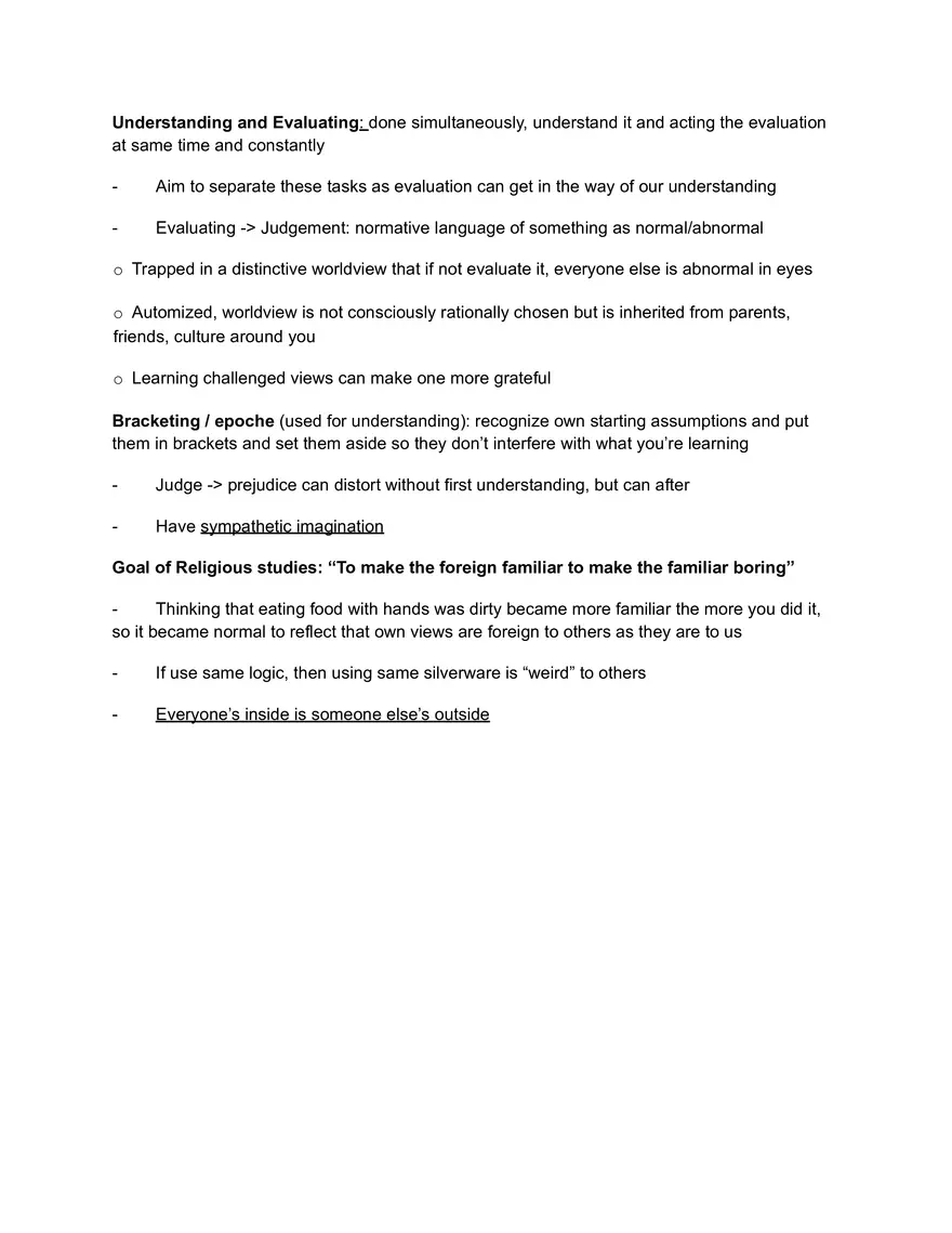 Unit 1, Lecture 1: Why and How to Study Religion - Page 2