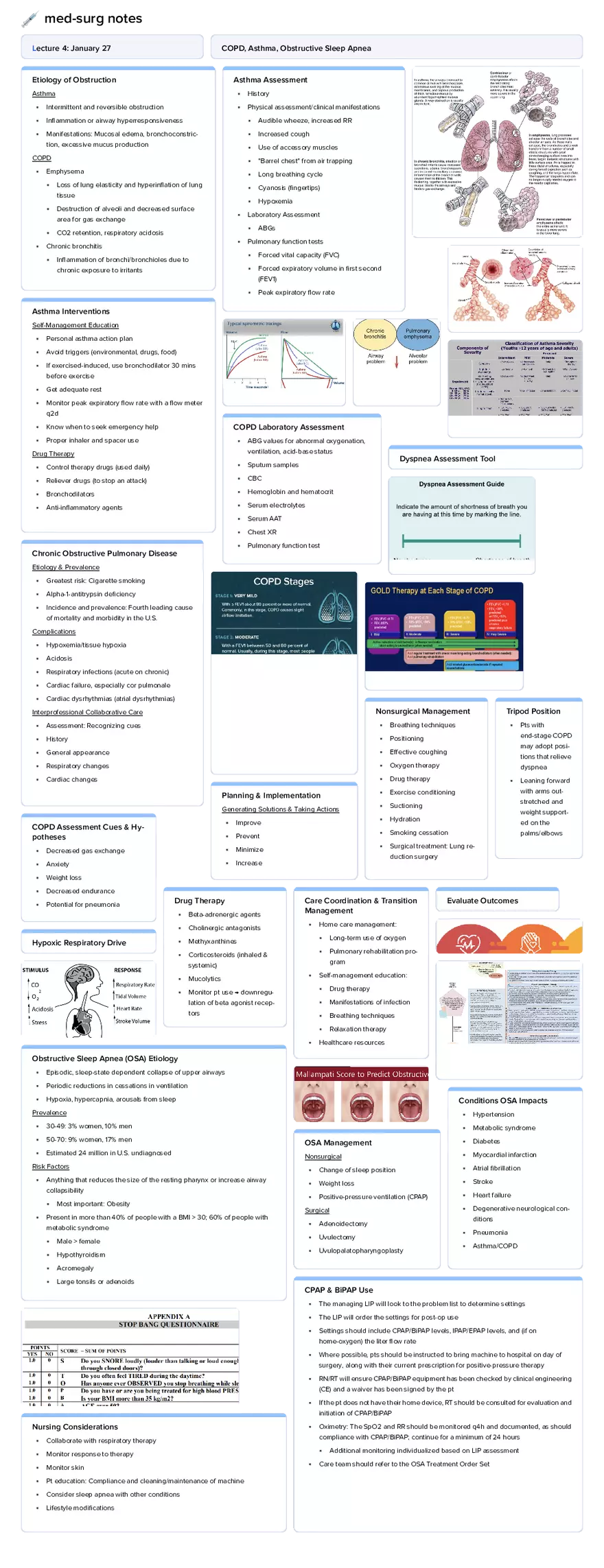 Lecture 4: COPD, Asthma, Obstructive Sleep Apnea - Page 1
