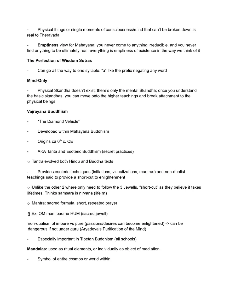 Unit 2, Lecture 5: Mahayana and Vajrayana - Page 2