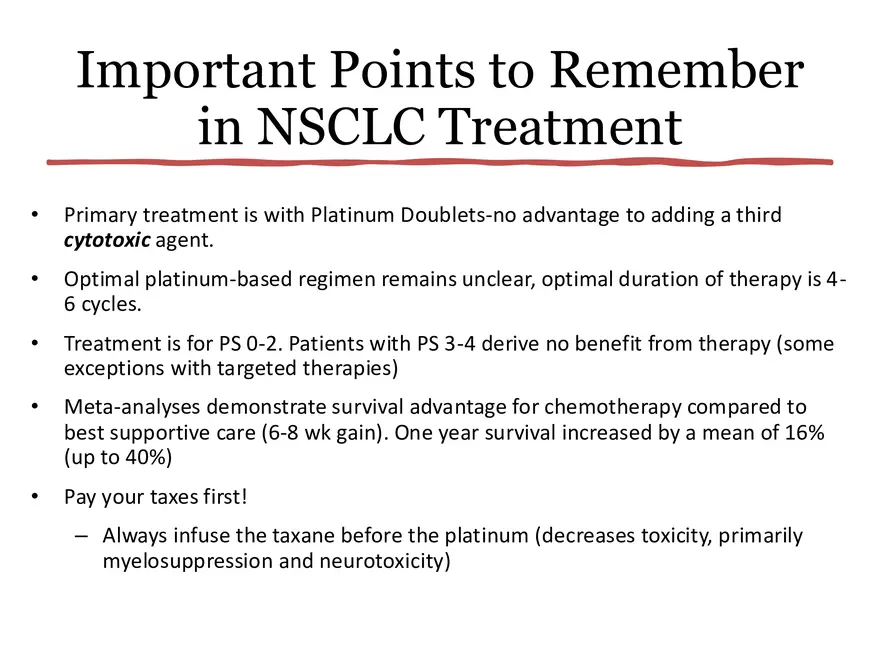 Lung Cancer Study Guide - Page 41