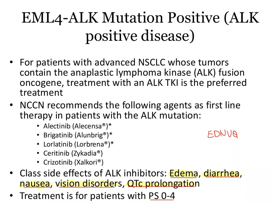 Lung Cancer Study Guide - Page 71