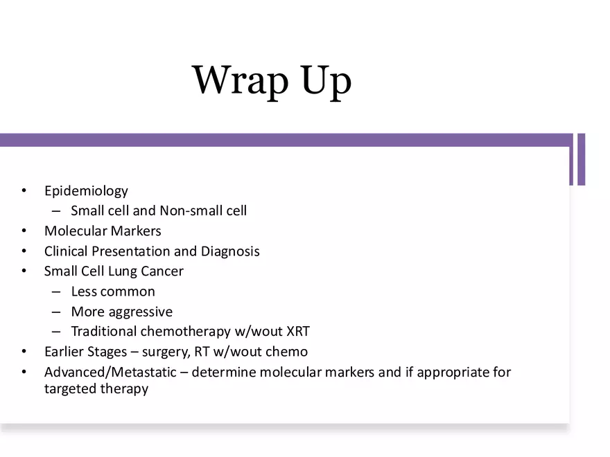 Lung Cancer Study Guide - Page 83