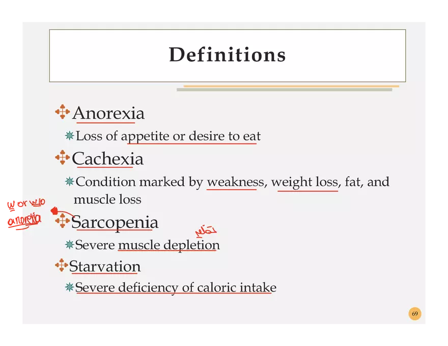 Pathophysiology: Cachexia - Page 7