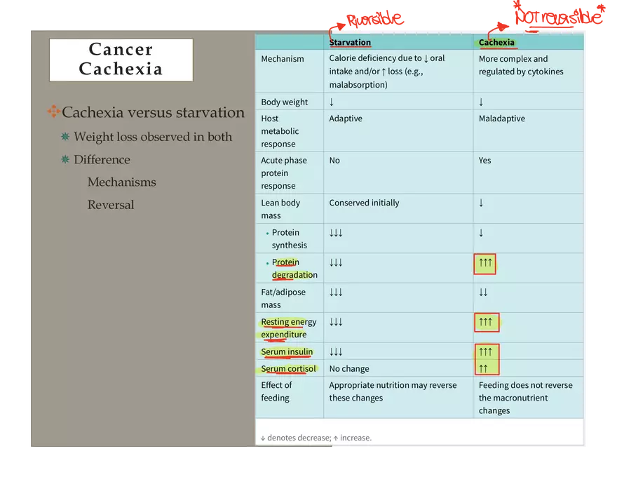 Pathophysiology: Cachexia - Page 5