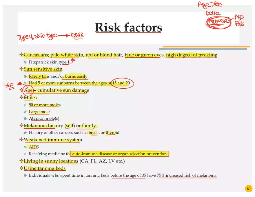 Skin Cancers Study Notes - Page 39