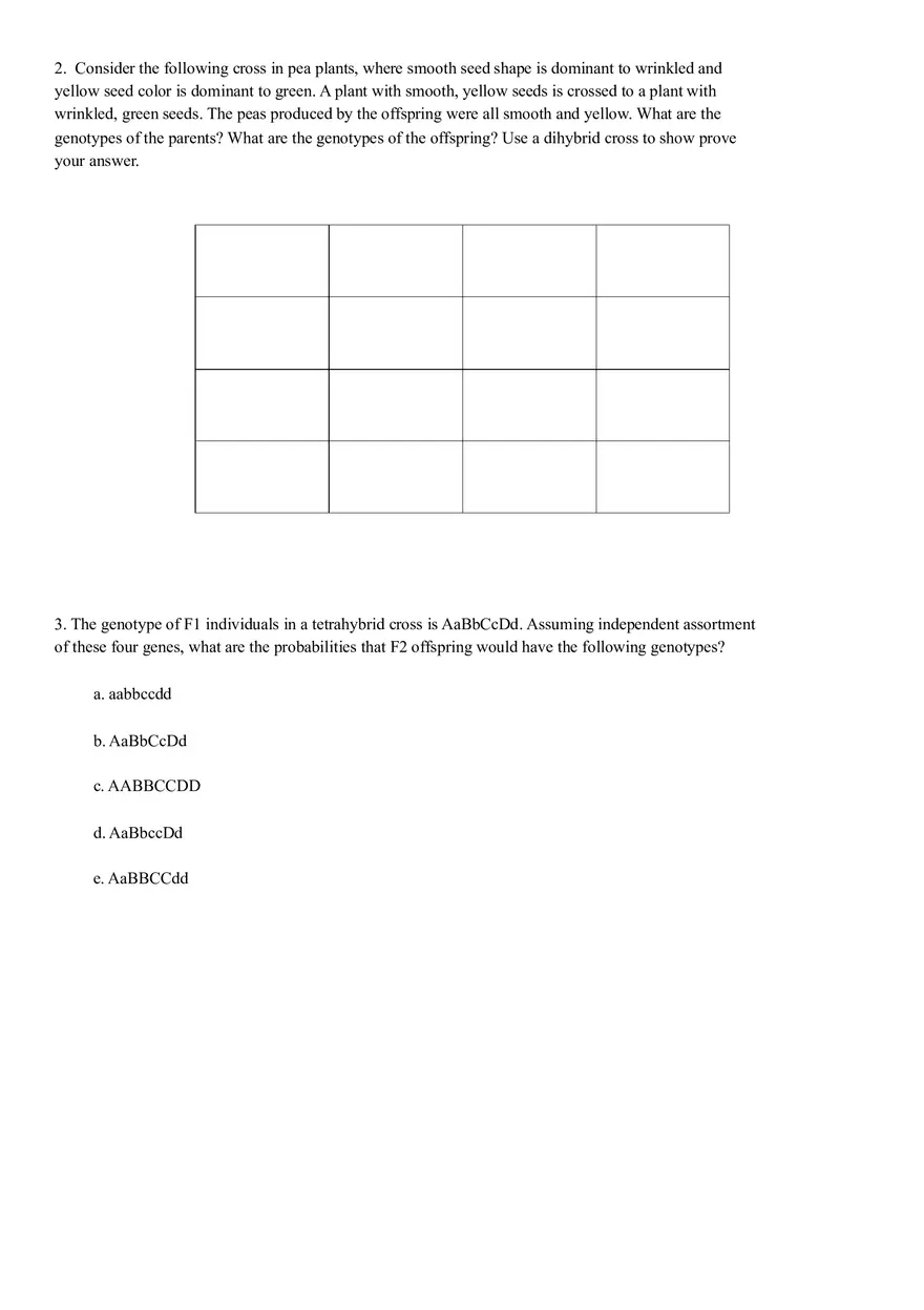Mendel Packet - Genes - Page 7