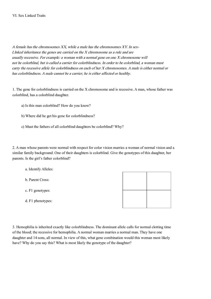 Mendel Packet - Genes - Page 8