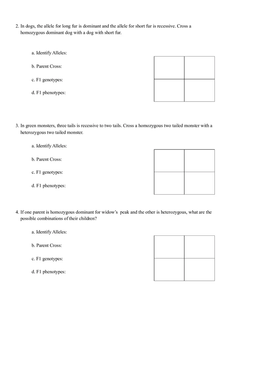Mendel Packet - Genes - Page 3