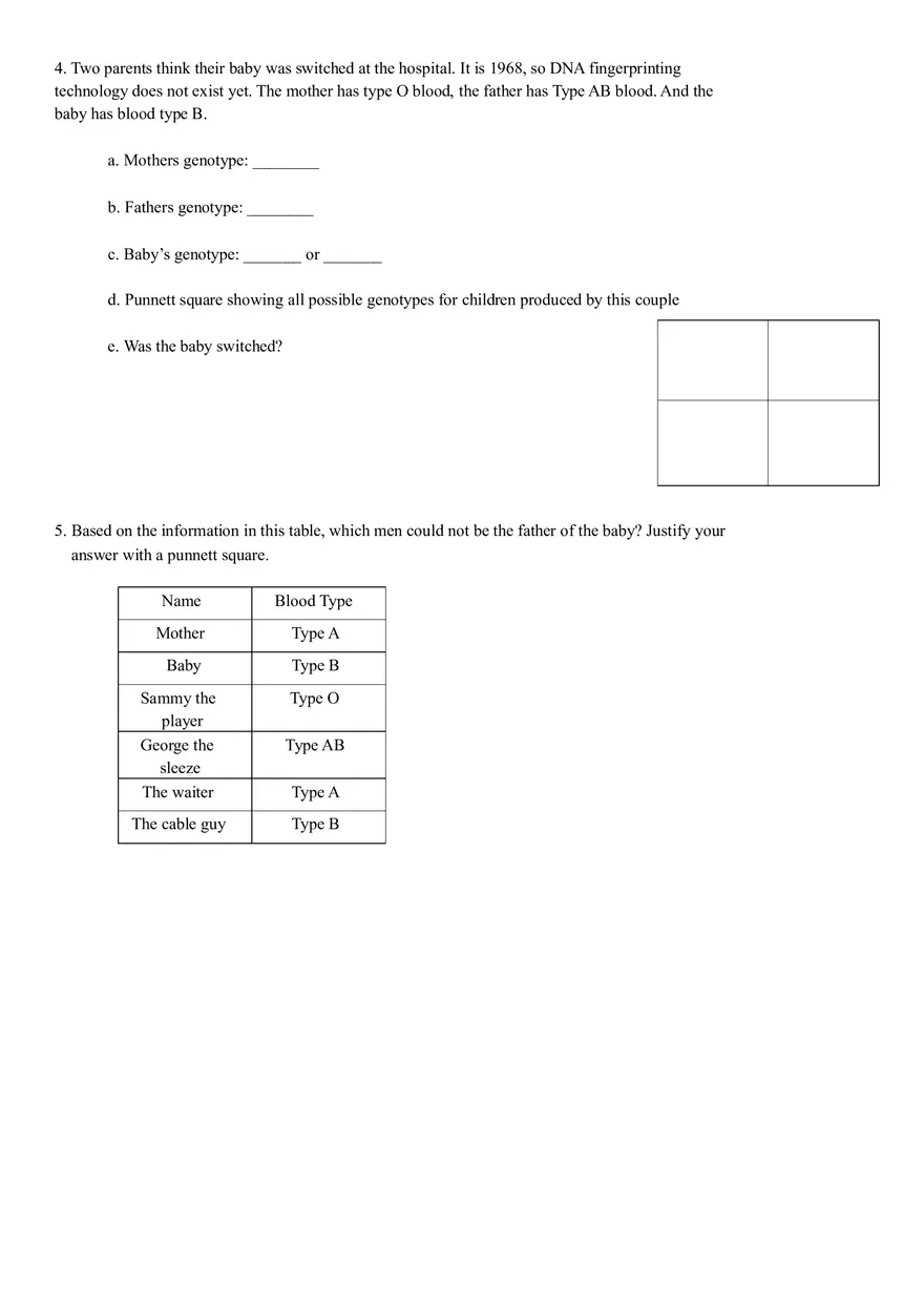 Mendel Packet - Genes - Page 5