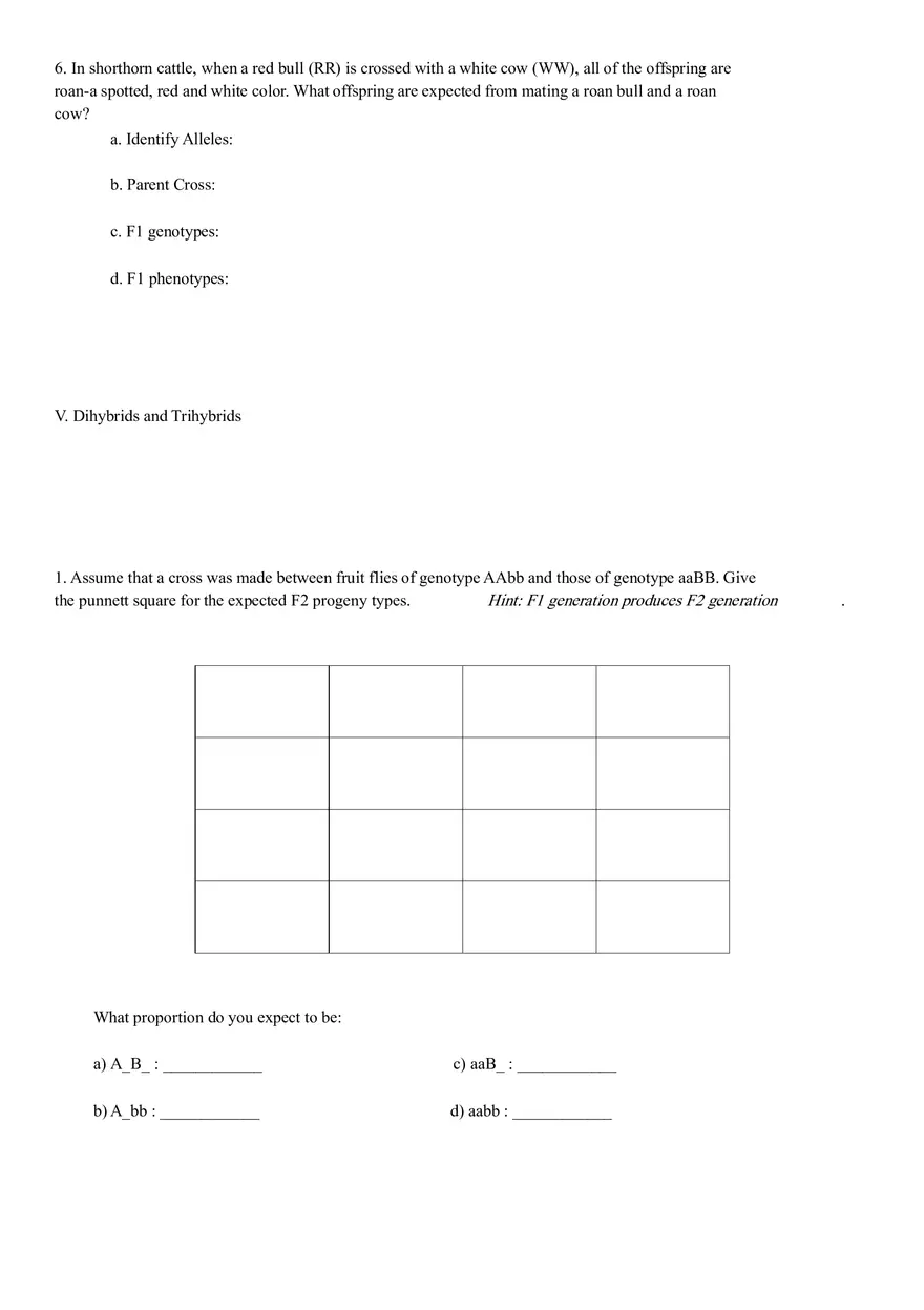Mendel Packet - Genes - Page 6