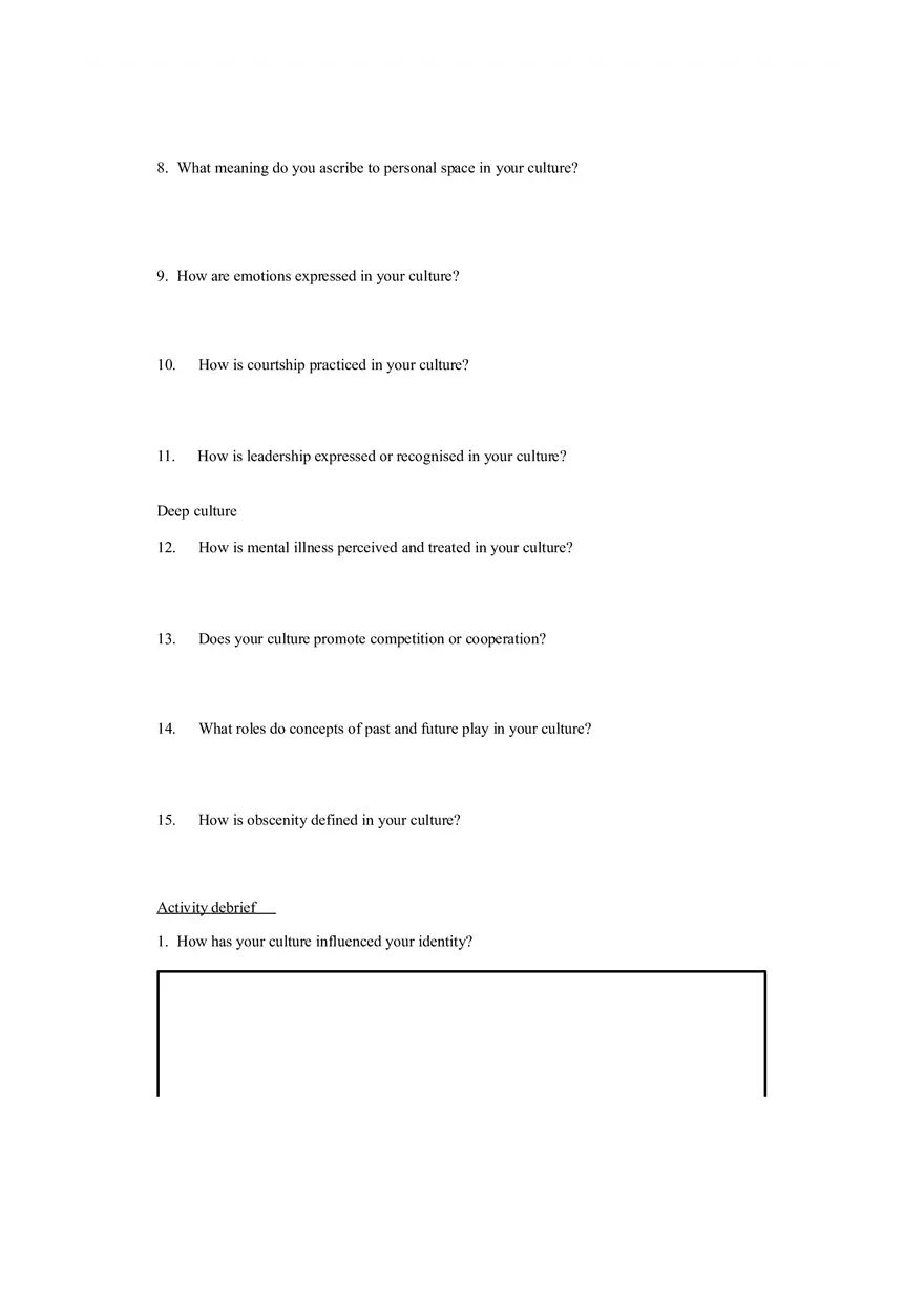 Cultural Identity Worksheet Canvas - Page 2