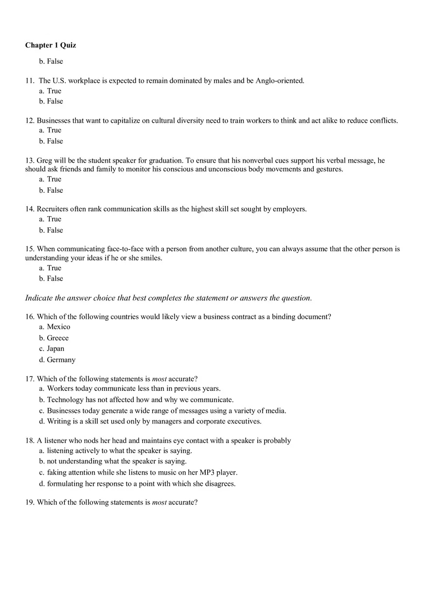 Strategic Management Chapter 1 (30 Questions) - Page 2