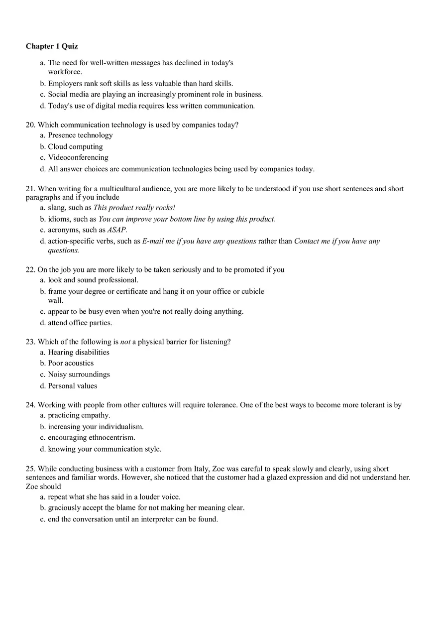 Strategic Management Chapter 1 (30 Questions) - Page 3