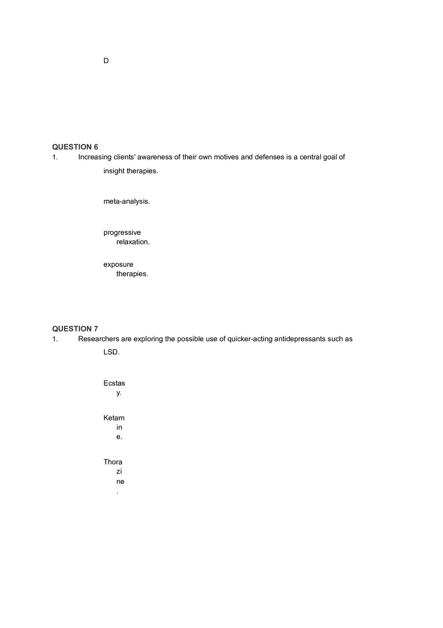 Psychotherapy and Historical Treatments in Psychology Part 1 - Page 3