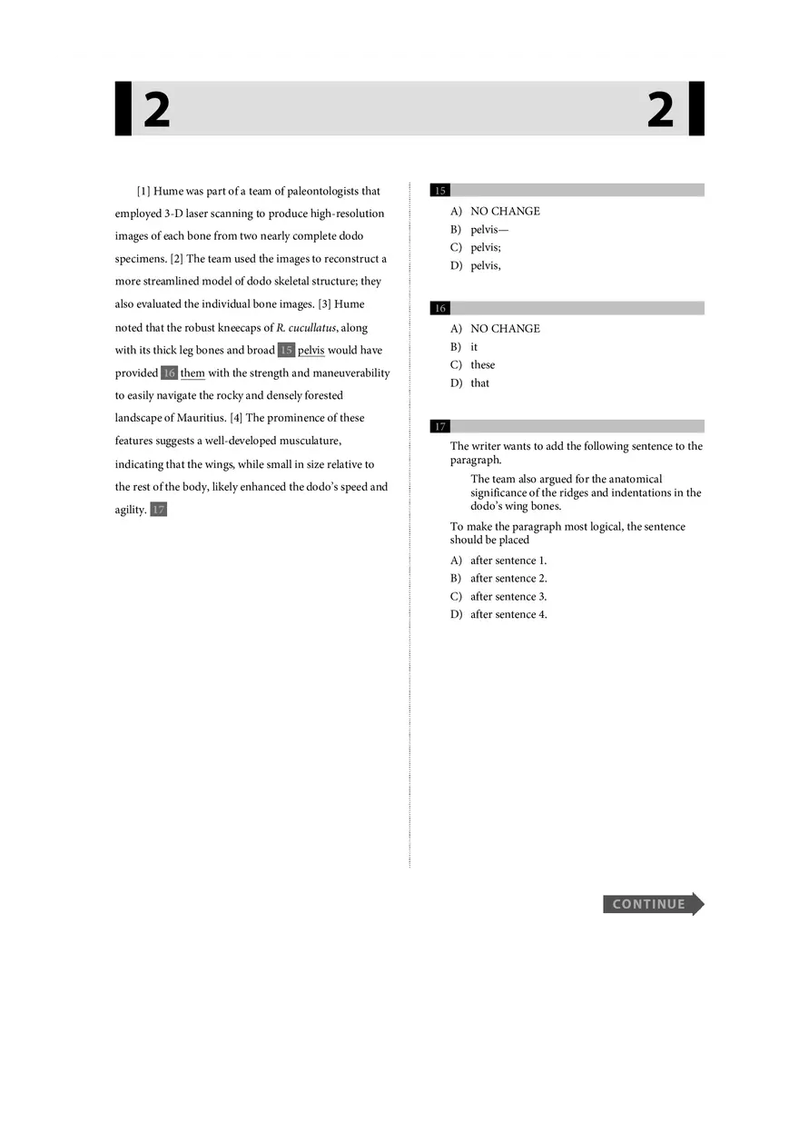 Reading Literature Test Part 2 - Page 12