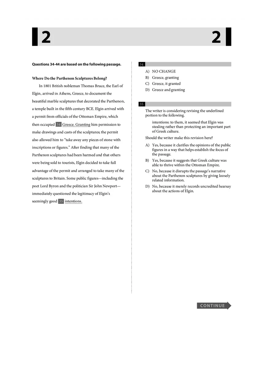 Reading Literature Test Part 2 - Page 5