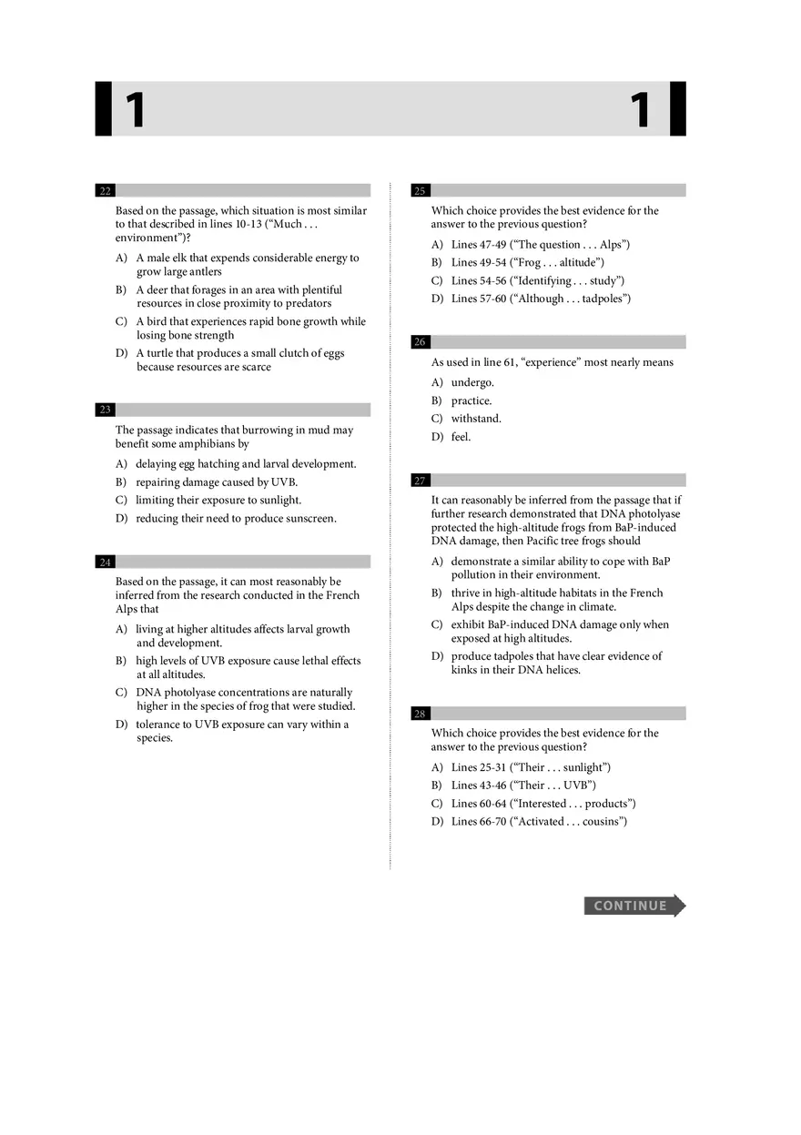 Reading Literature Test Part 1 - Page 15