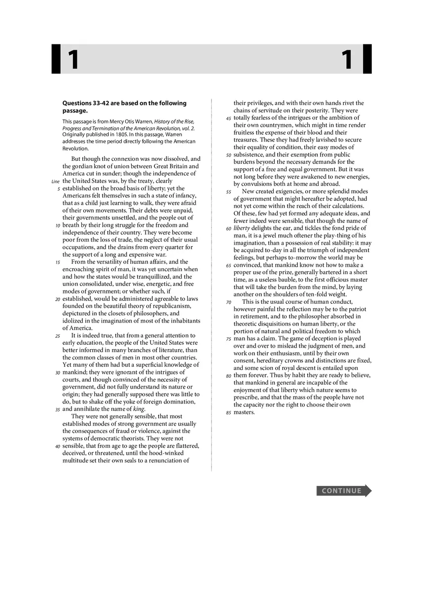 Reading Literature Test Part 1 - Page 3