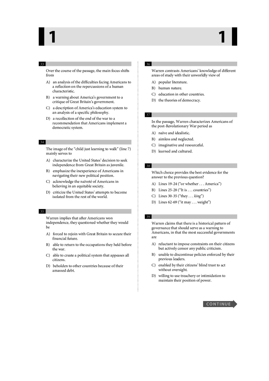 Reading Literature Test Part 1 - Page 4