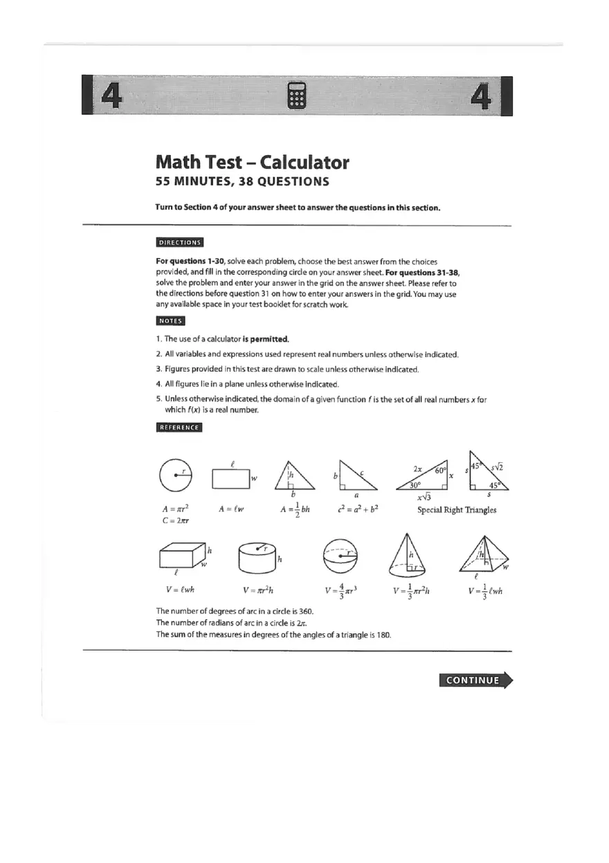 Reading Literature Test Part 4 - Page 1