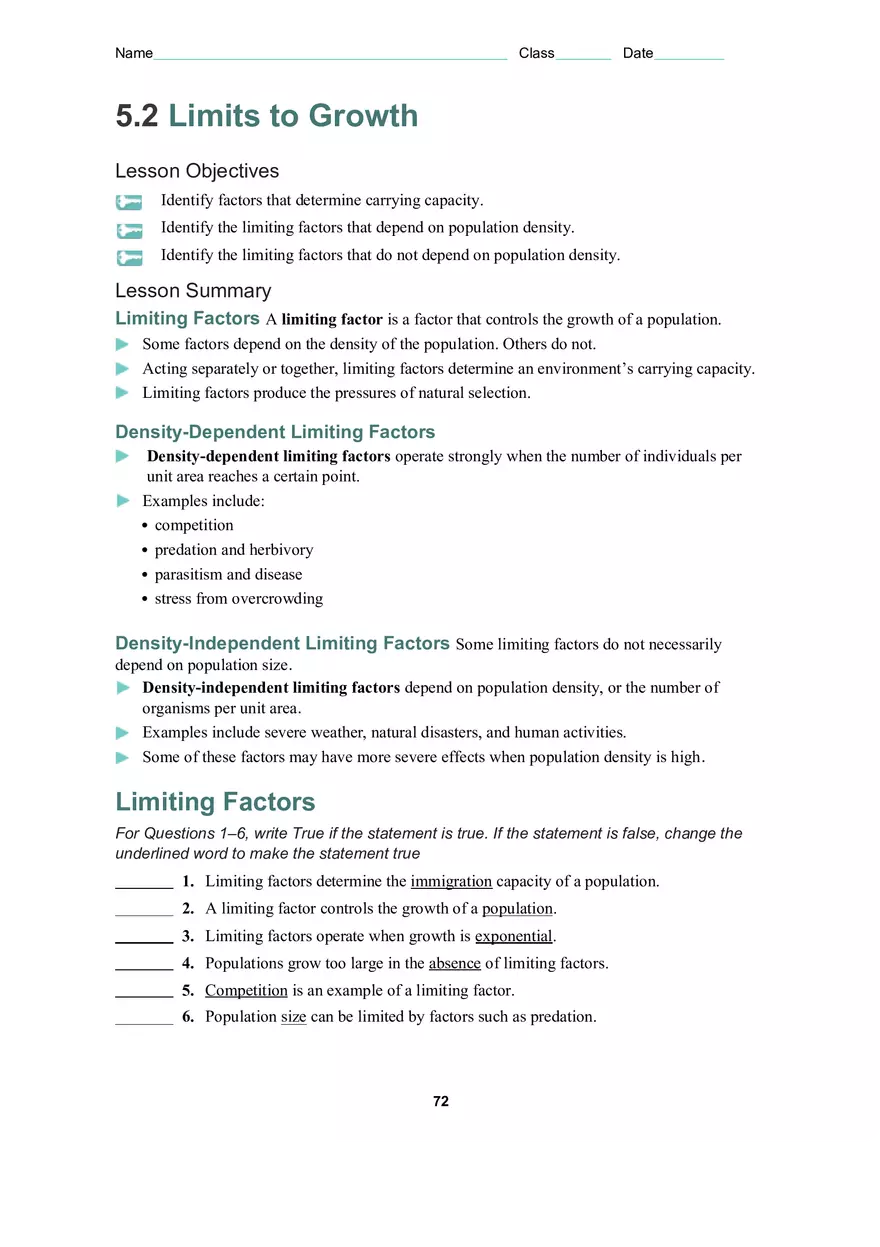 5.2 Limits to Growth - Page 1