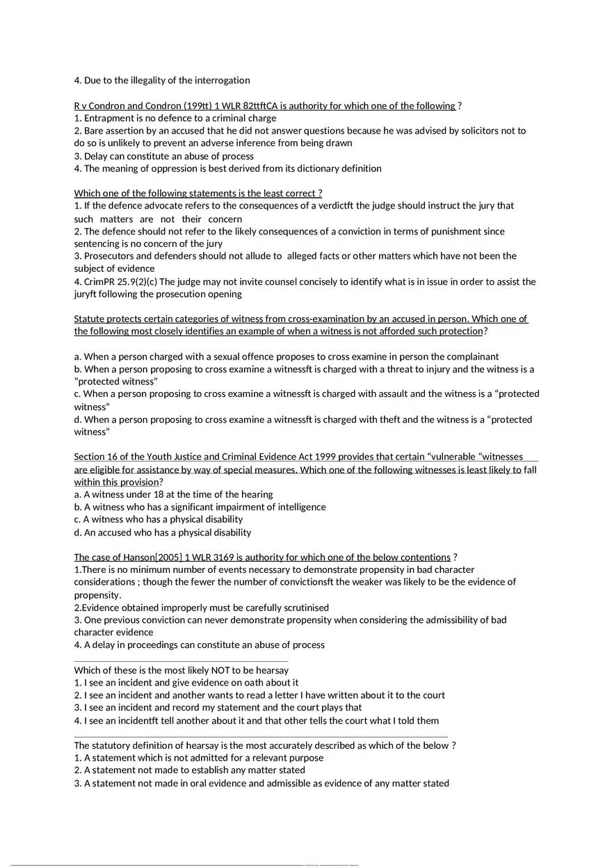 Evidence and the Criminal Trial - Page 2