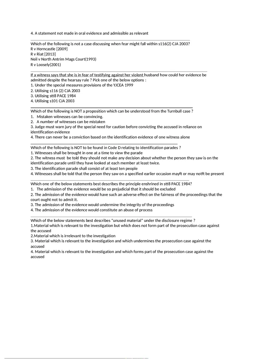 Evidence and the Criminal Trial - Page 3