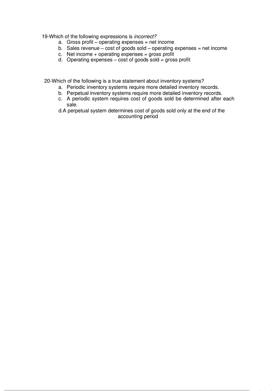 Accounting Quiz - Page 4