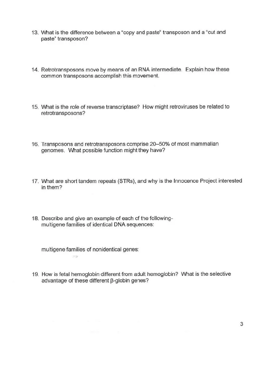 Chapter 18 Genomes and Their Evolution - Page 5