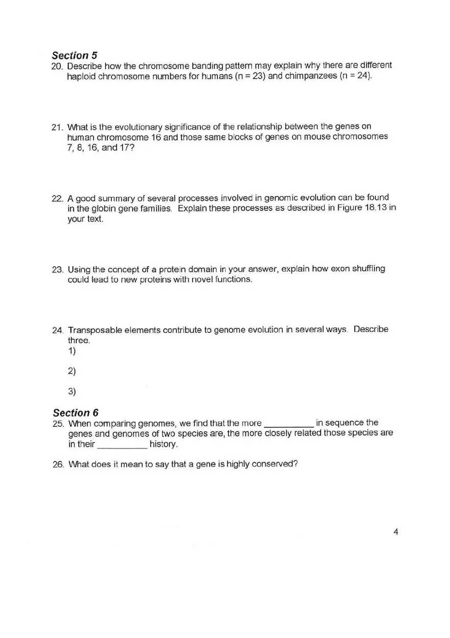 Chapter 18 Genomes and Their Evolution - Page 6