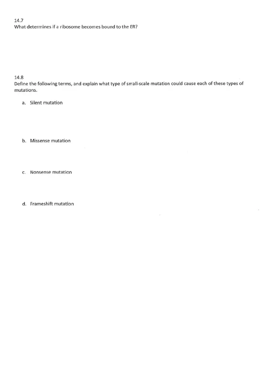 Chapter 14 Gene Expression From Gene to Protein - Page 4