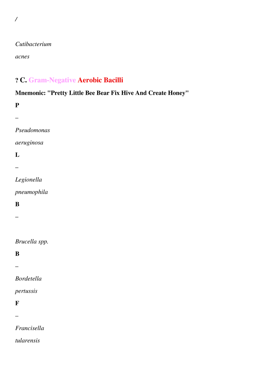 Gram-Positive Aerobic Bacilli - Page 2