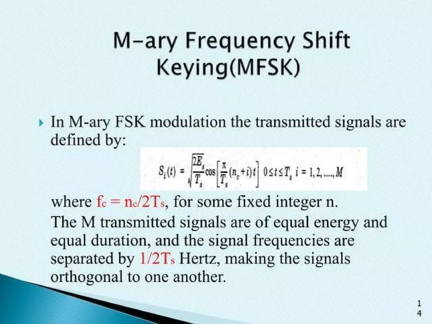 Introduction to M-ary PSK, QAPSK and FSK - Page 6