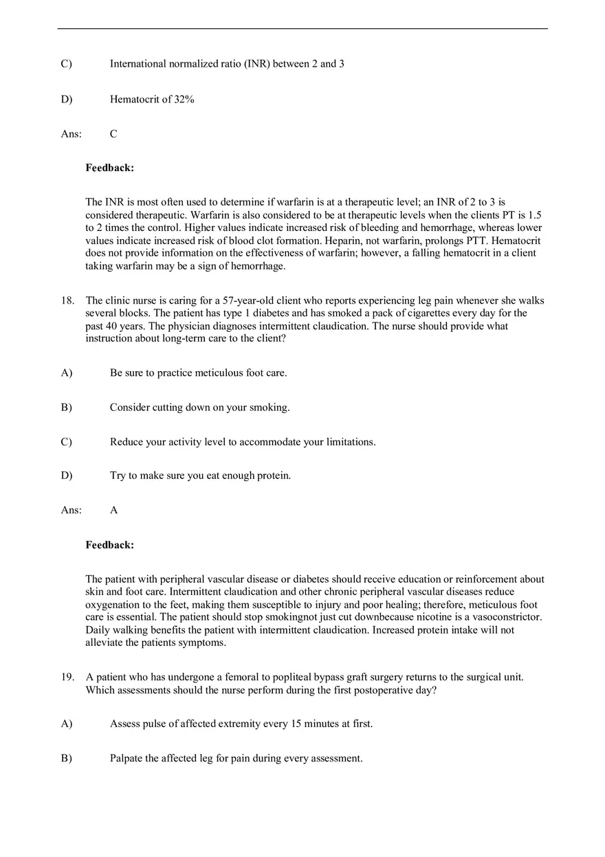 Assessment and Management of Patients With Vascular Disorders - Page 18