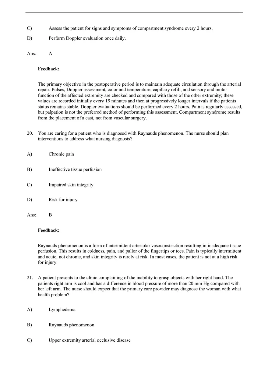 Assessment and Management of Patients With Vascular Disorders - Page 19