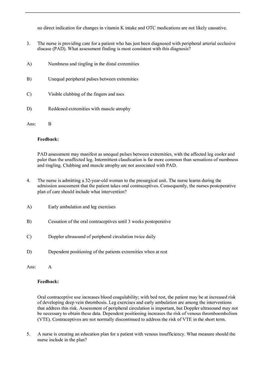 Assessment and Management of Patients With Vascular Disorders - Page 2