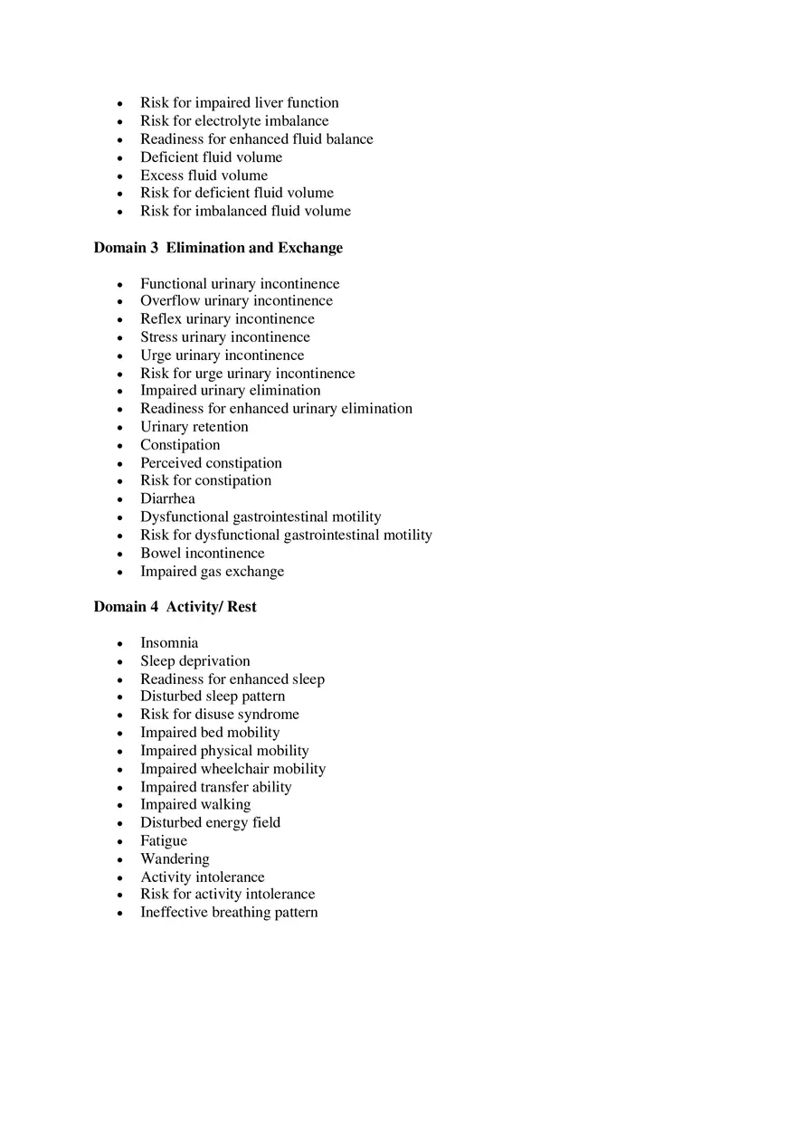 Nanda Nursing Diagnosis - Page 2