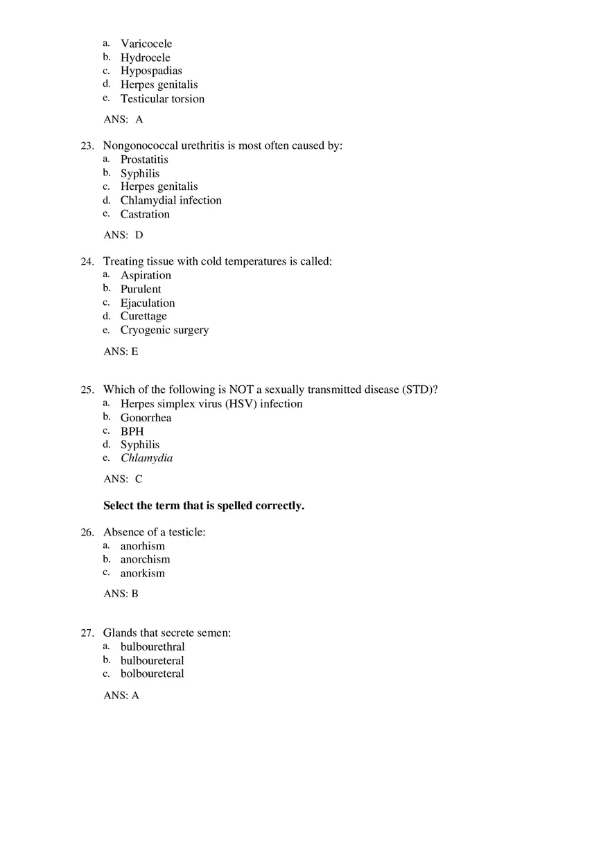 Male Reproductive System - The Language of Medicine Pt1 - Page 8