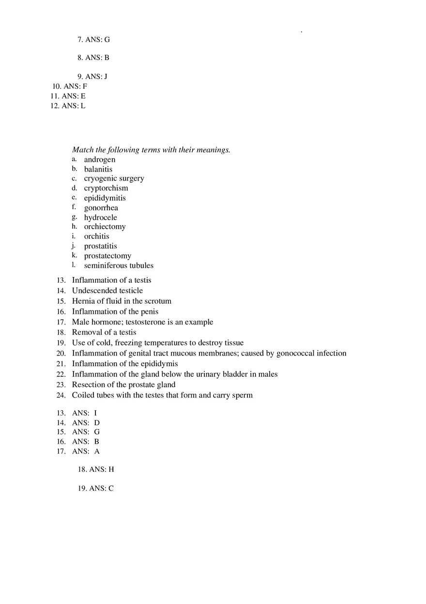 Male Reproductive System - The Language of Medicine Pt1 - Page 11