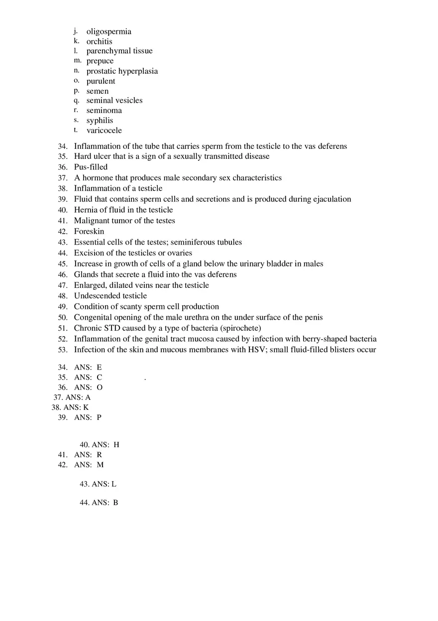 Male Reproductive System - The Language of Medicine Pt1 - Page 13