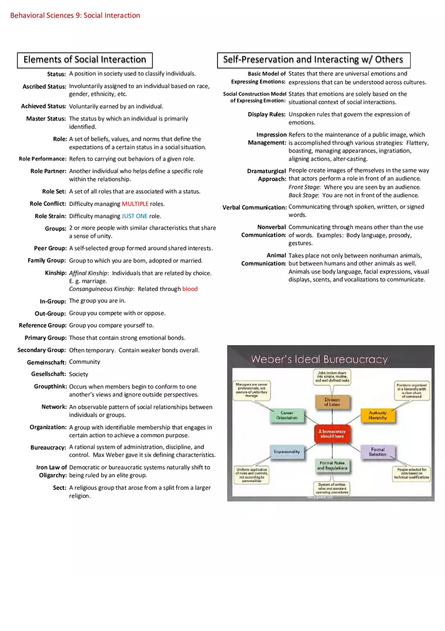 Notes for Behavioral Sciences - Page 11