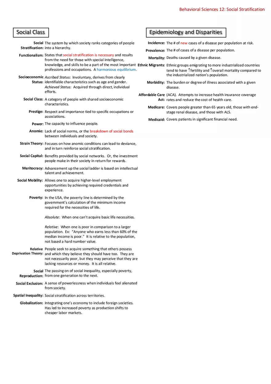 Notes for Behavioral Sciences - Page 4