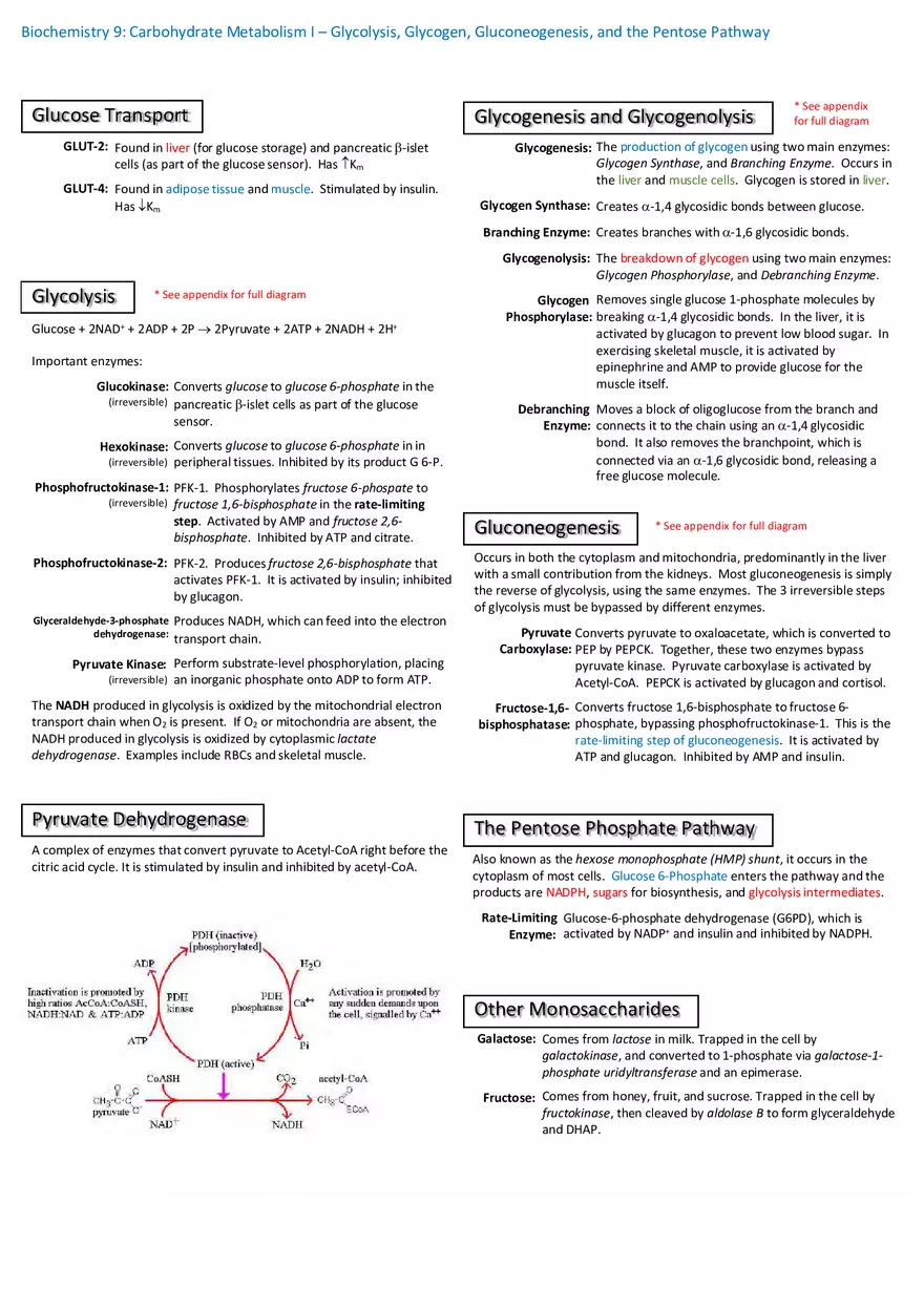 Notes for Biochemistry - Page 11