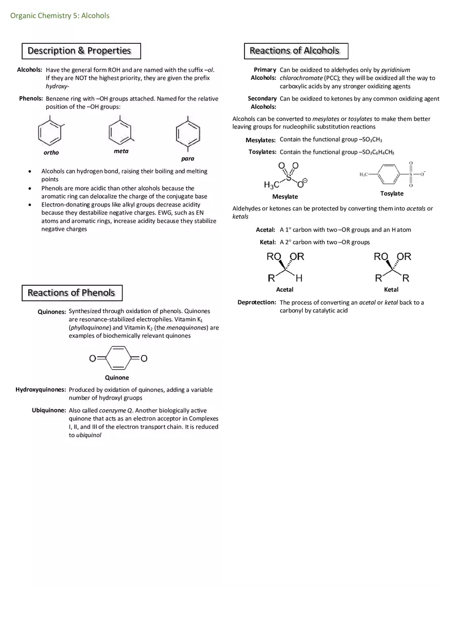 Notes for Organic Chemistry - Page 7