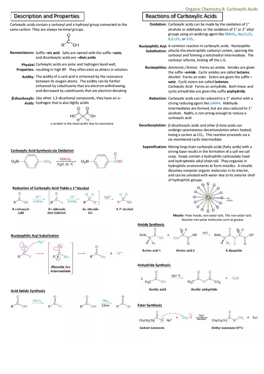 Notes for Organic Chemistry - Page 10