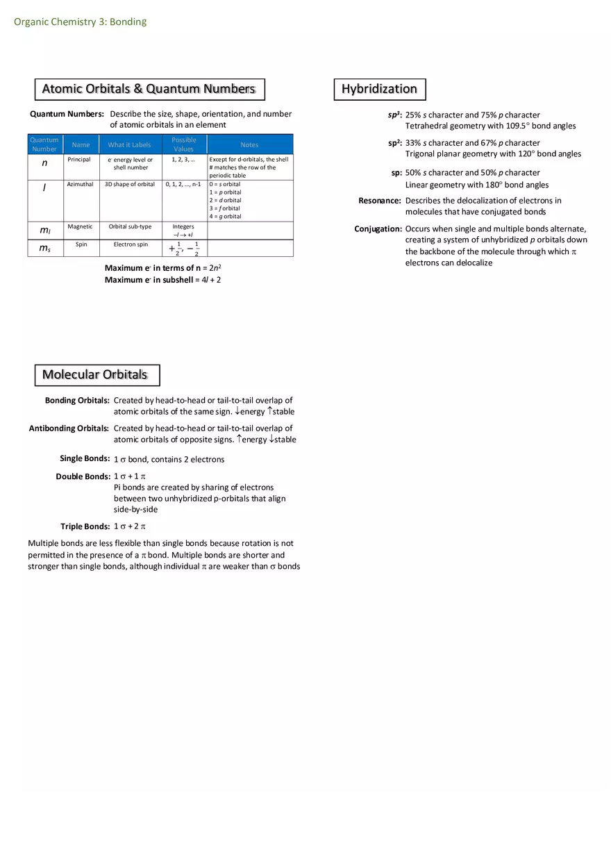 Notes for Organic Chemistry - Page 5