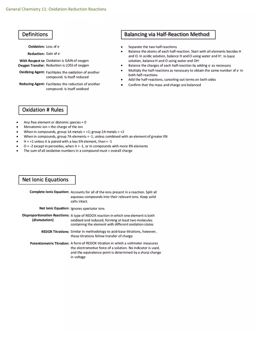 Notes for General Chemistry - Page 3