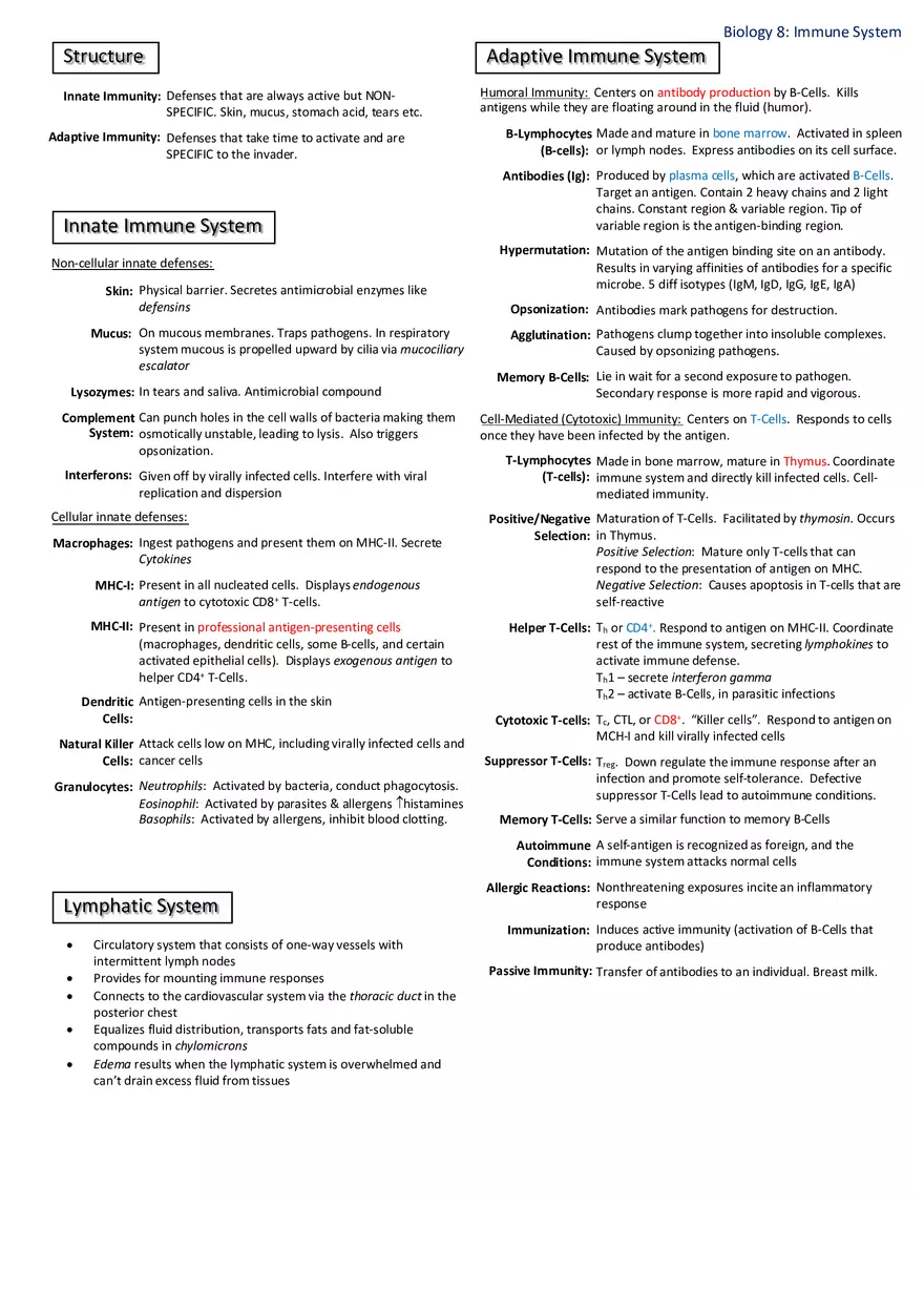Notes for Biology - Page 10