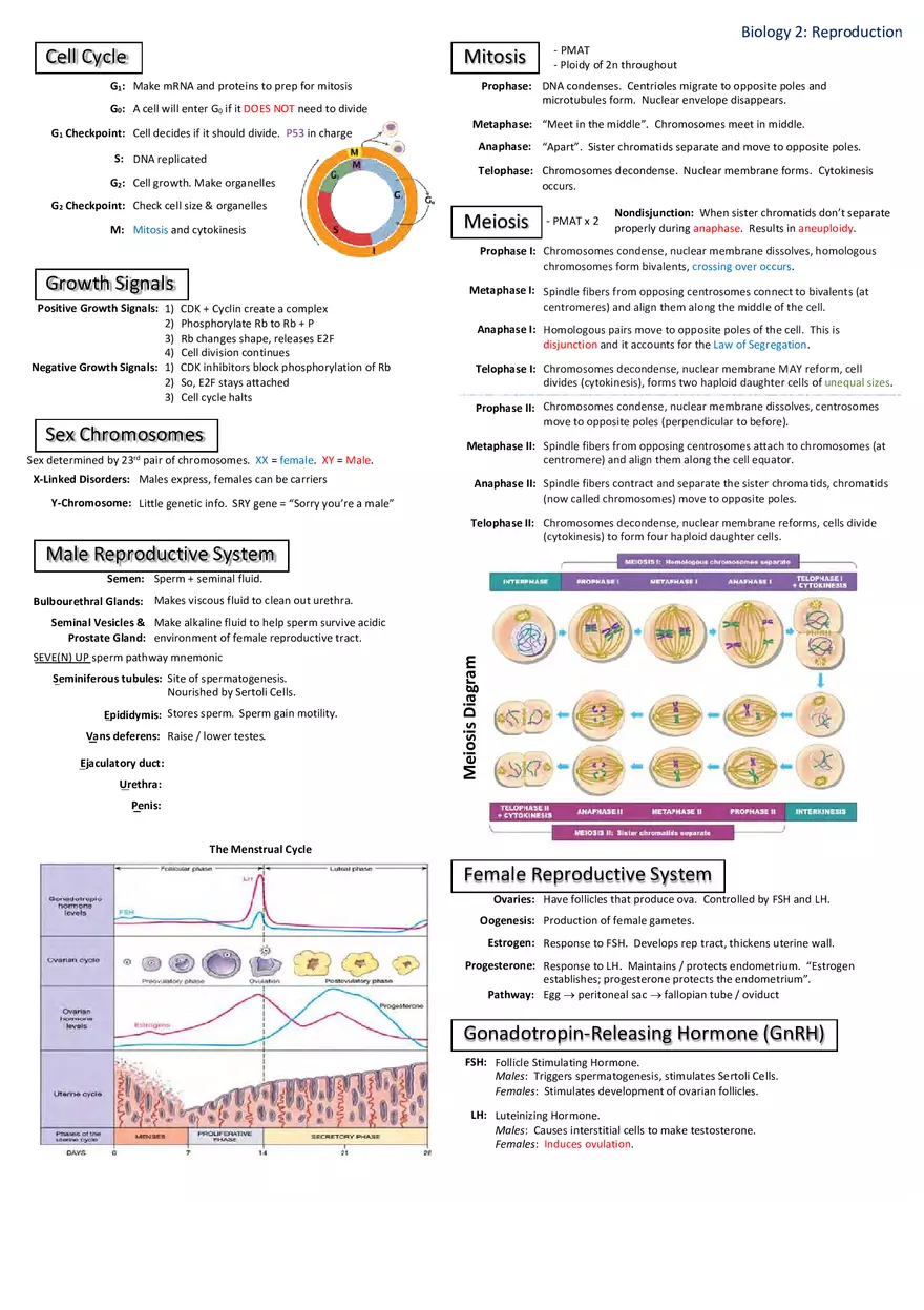 Notes for Biology - Page 2